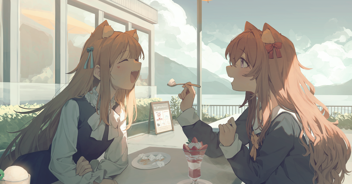 亲手喂食插画特辑
