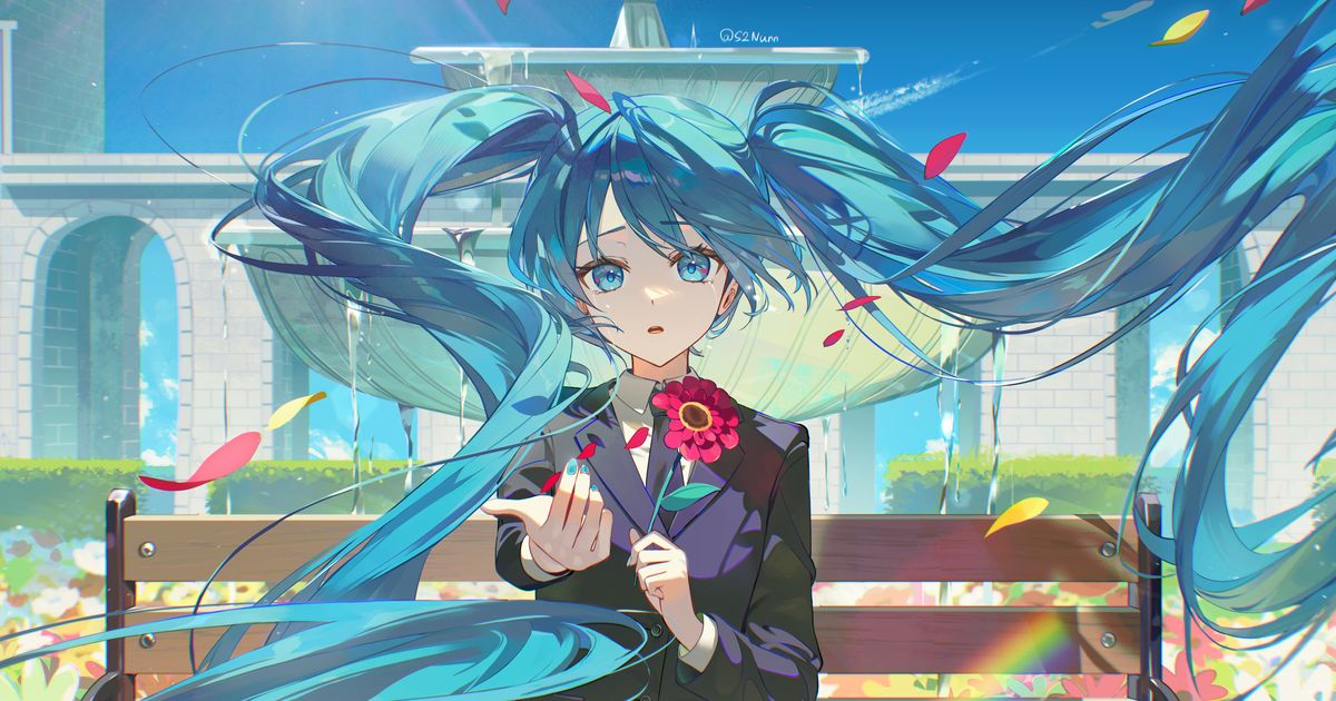 双马尾插画特辑