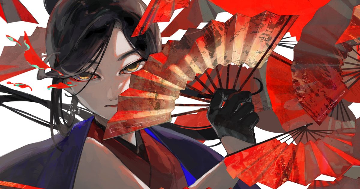 扇子插画特辑