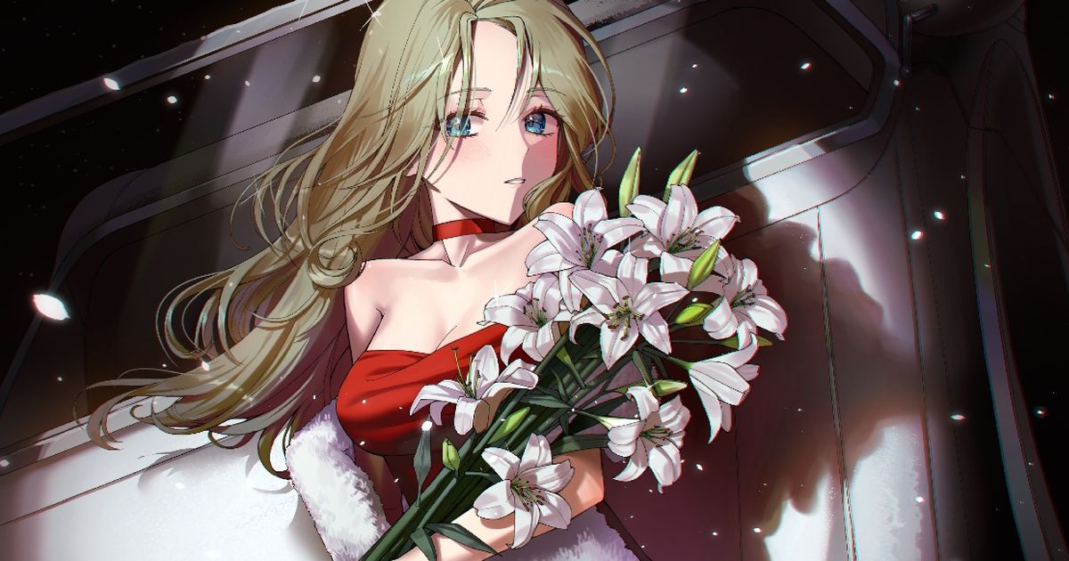 百合花插画特辑