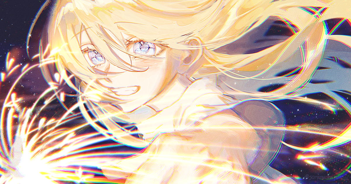 手持烟花插画特辑