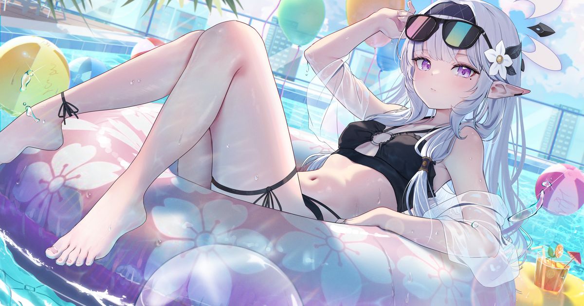 游泳圈插画特辑