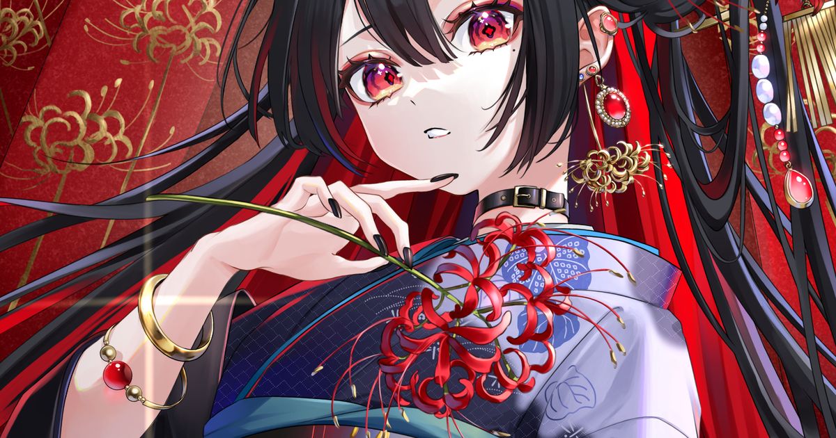 彼岸花插画特辑