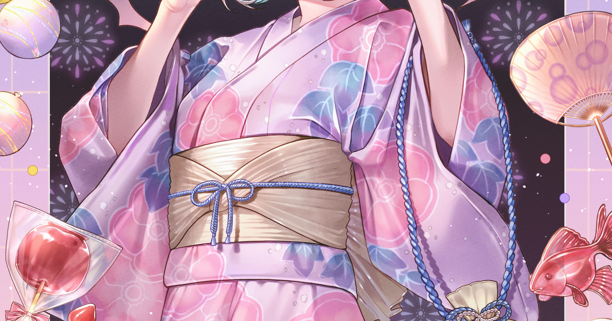 浴衣插画特辑