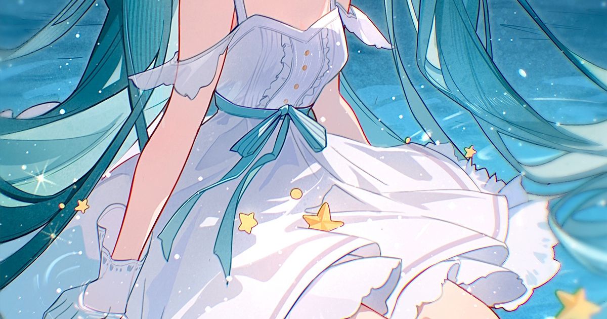 白色连衣裙插画特辑