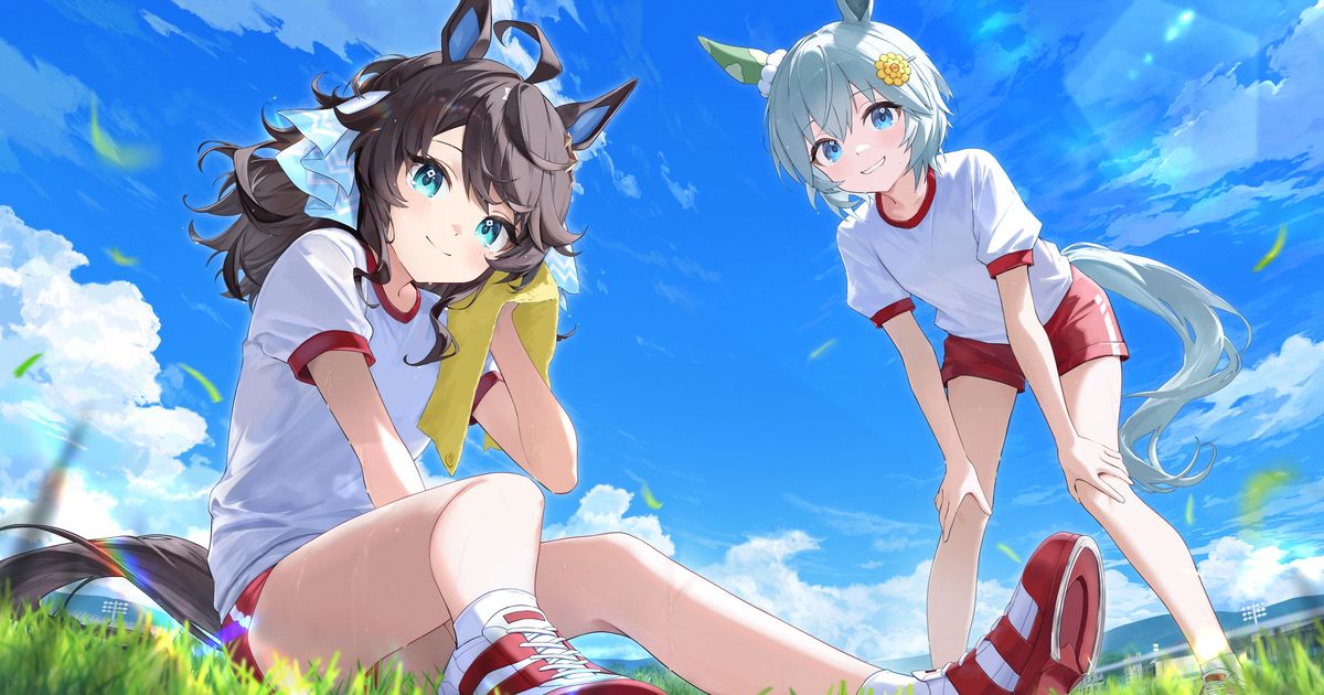 蓝天与角色插画特辑