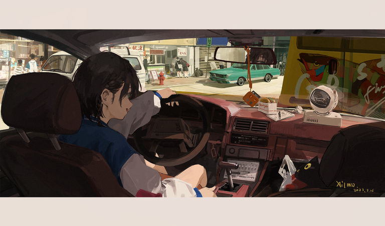 兜风插画特辑