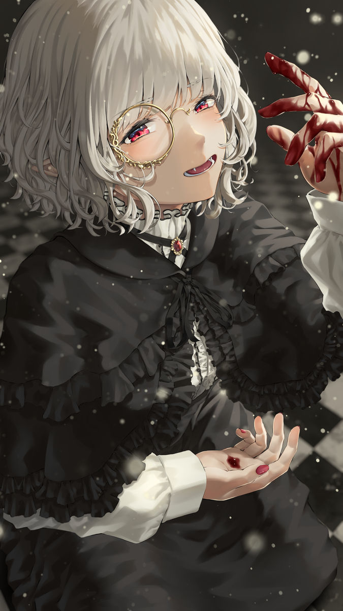 知性的点缀:单边眼镜插画特辑