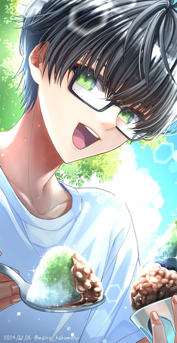 沁凉甜点冰沙插画特辑