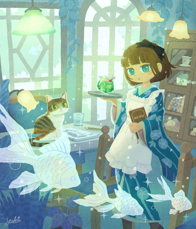 冰淇淋汽水插画特辑