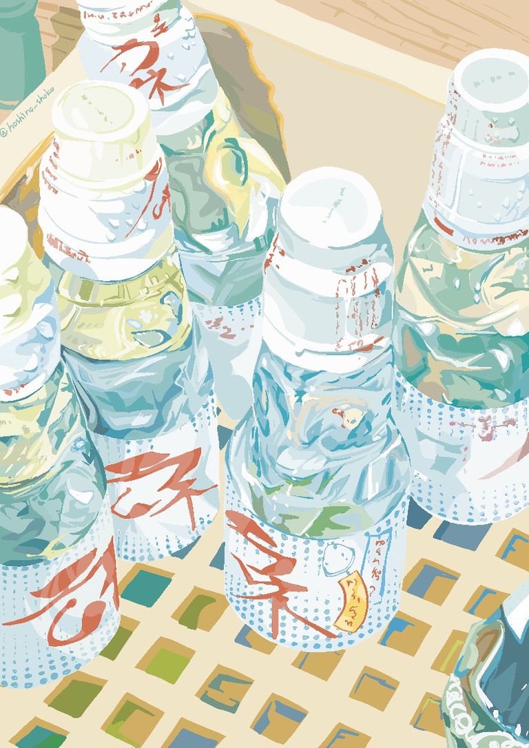 清澈透亮的畅快感！弹珠汽水插画特辑