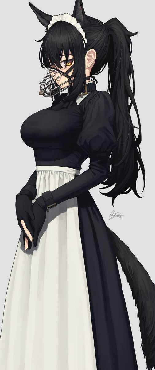 随风摇曳的马尾辫插画特辑