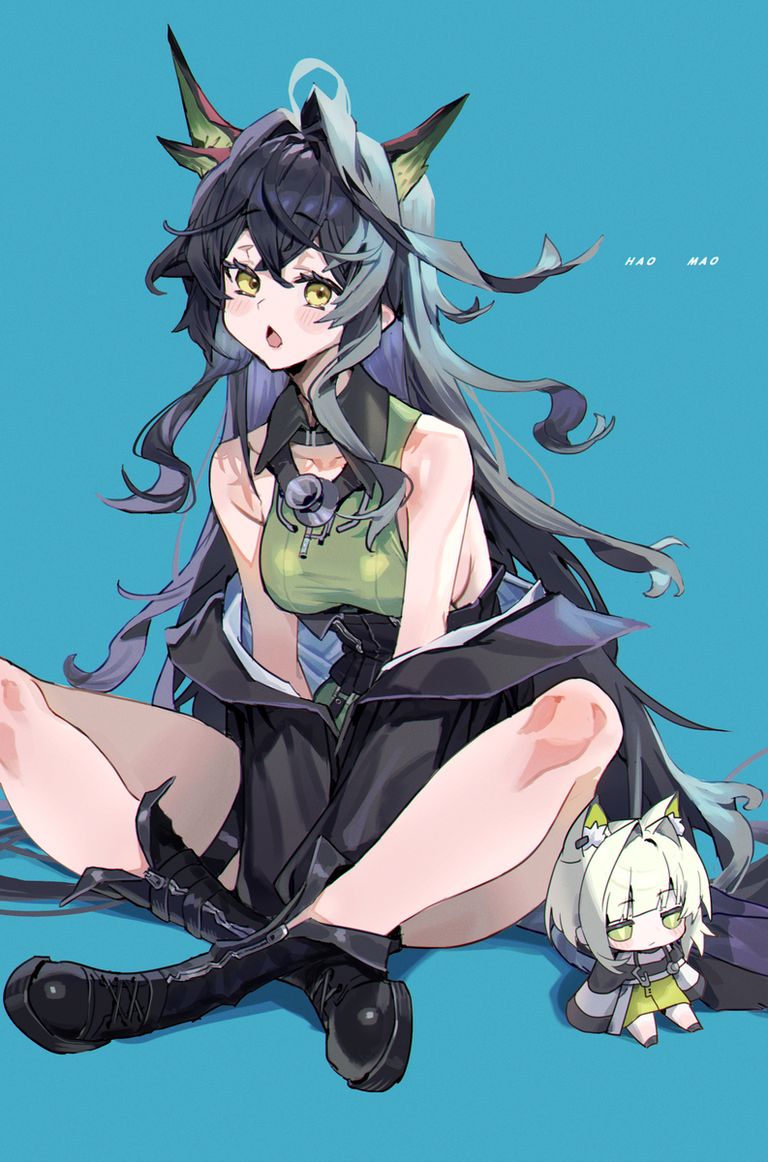 盘腿坐姿插画特辑