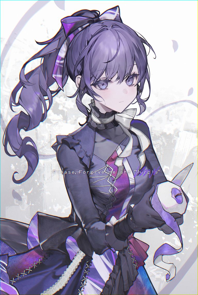 紫色主题插画特辑