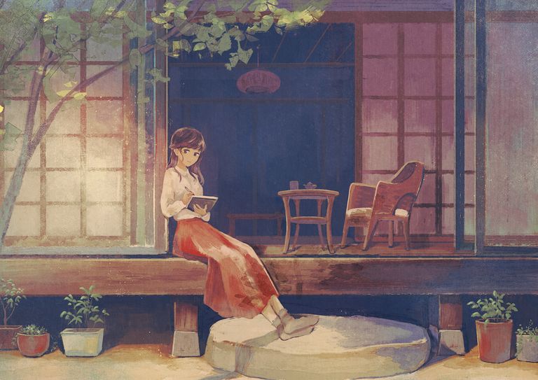 廊台插画特辑