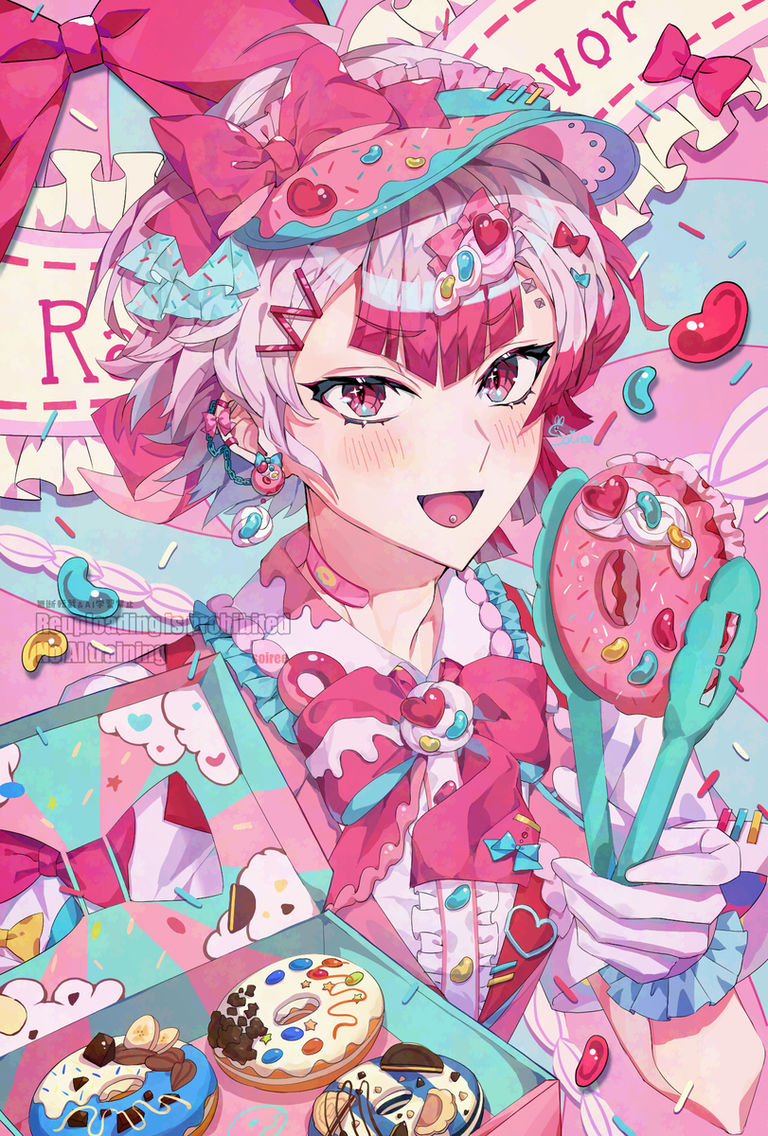 甜点×角色插画特辑