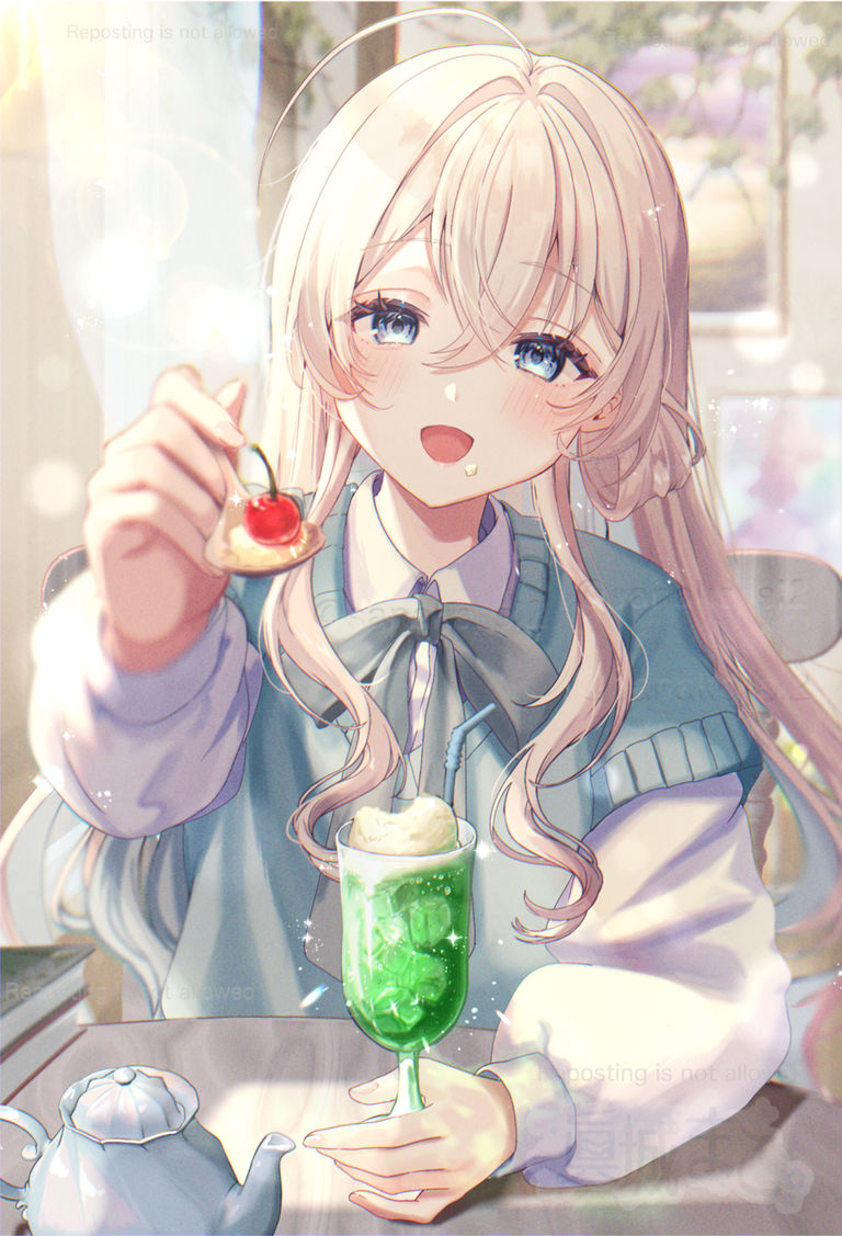 亲手喂食插画特辑
