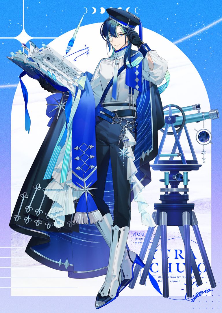 知性的点缀:单边眼镜插画特辑