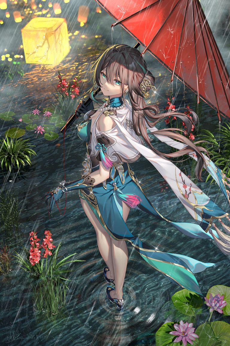 油纸伞插画特辑