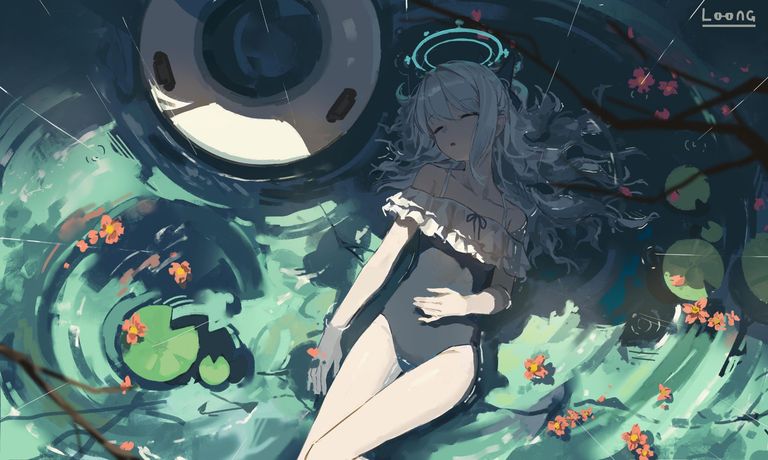 浸在水中插画特辑