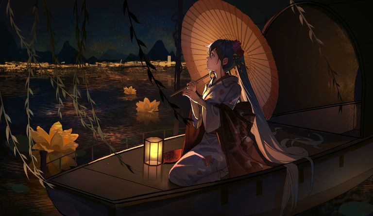 油纸伞插画特辑