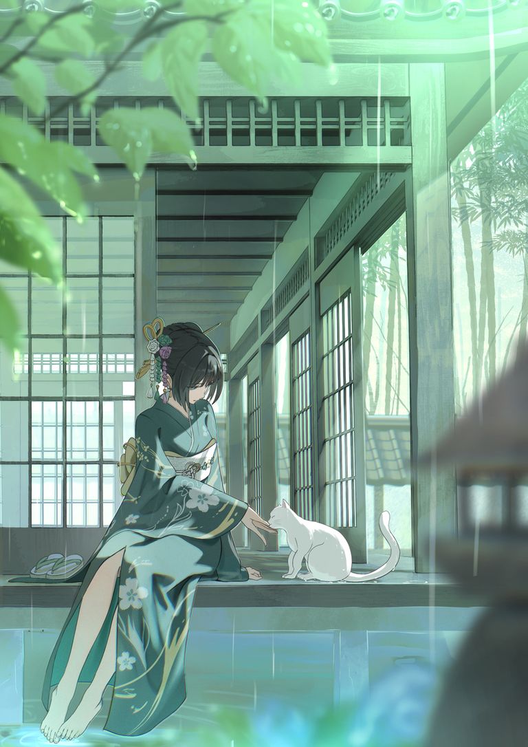 廊台插画特辑