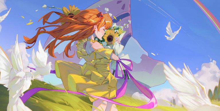 双马尾公主头插画特辑