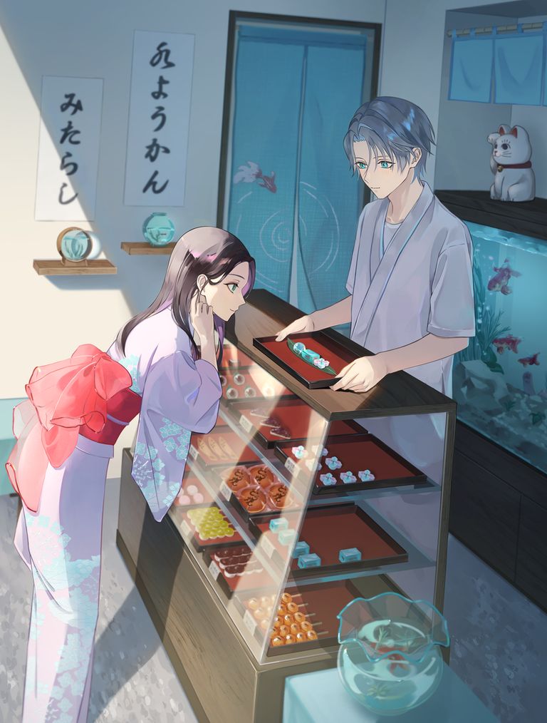 日式甜点插画特辑