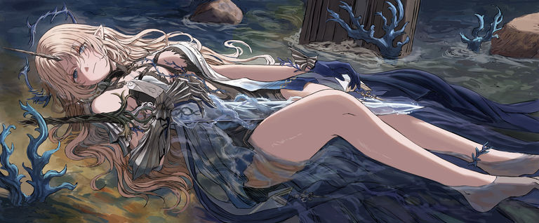 浸在水中插画特辑
