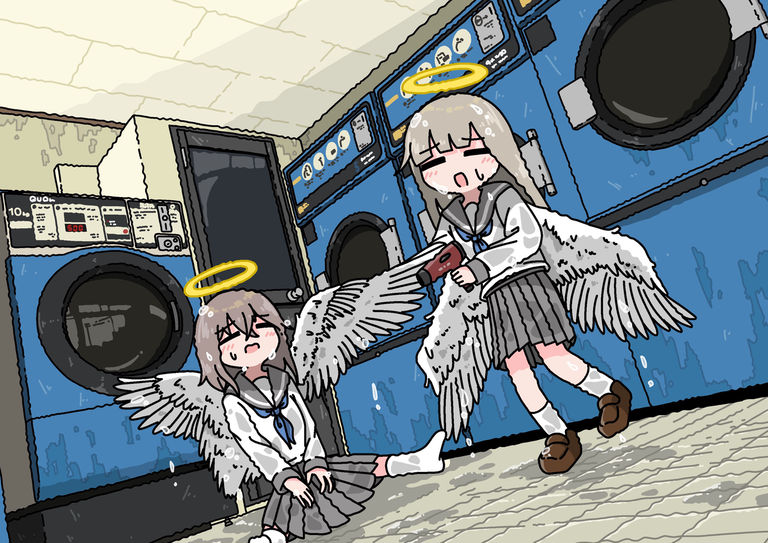 自助洗衣店插画特辑