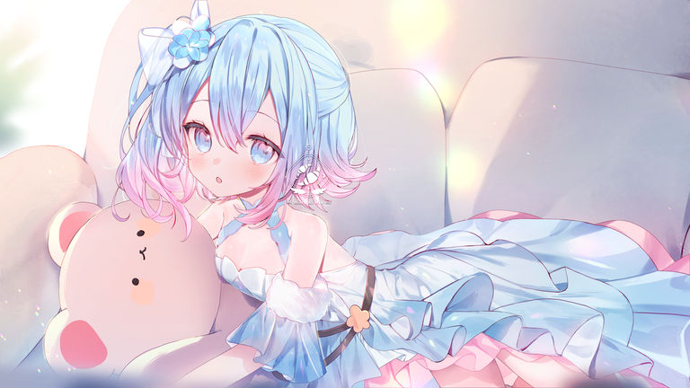 渐变发色插画特辑