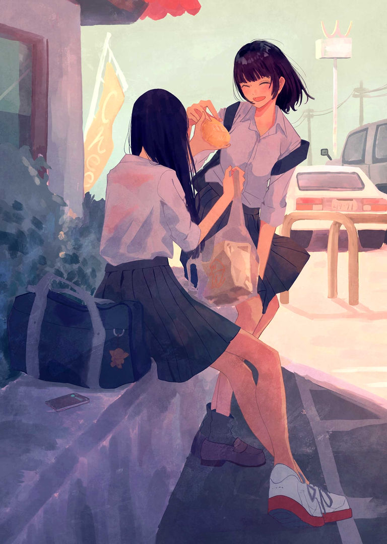 充满青春气息的插画特辑