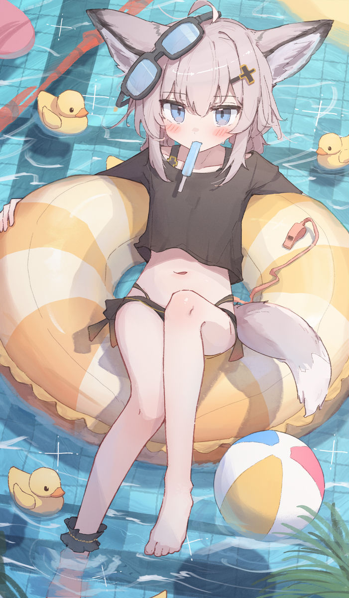 游泳圈插画特辑