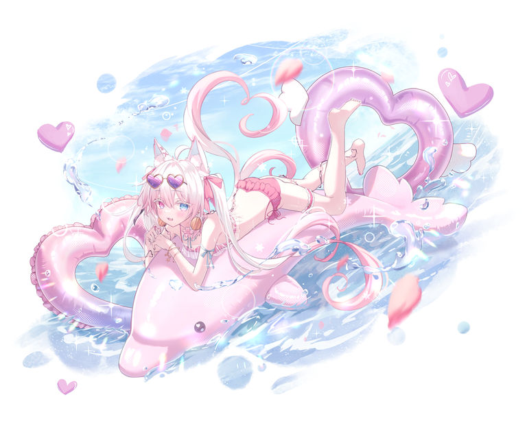 游泳圈插画特辑