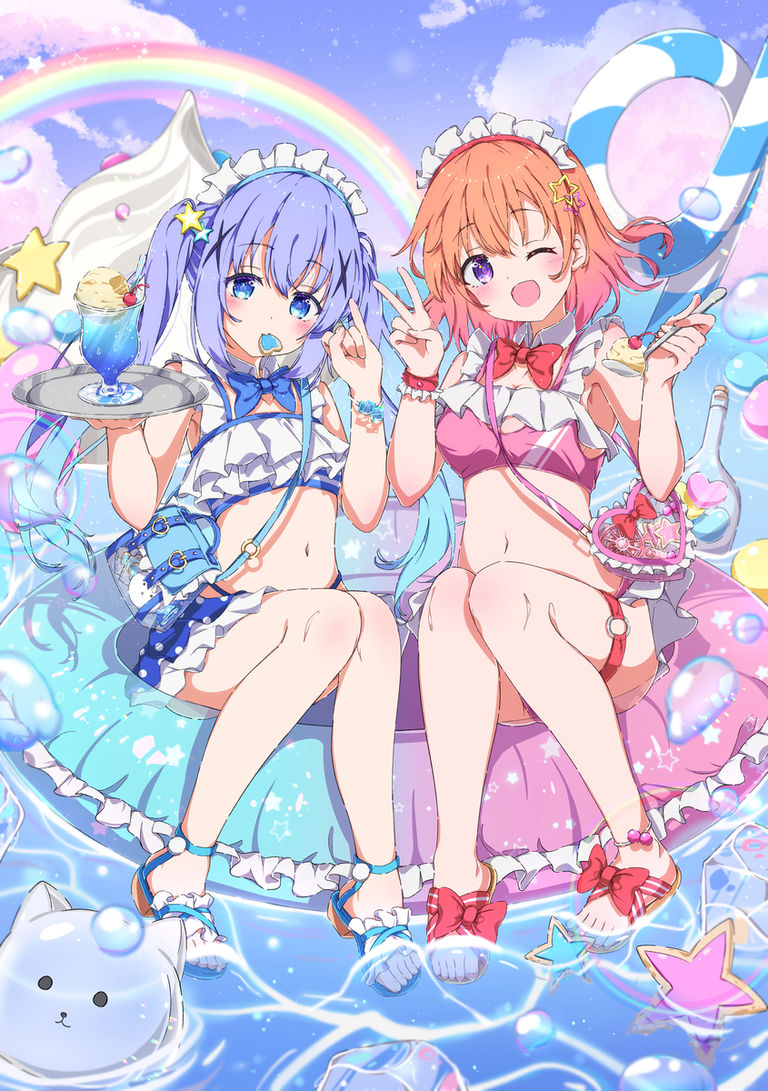 游泳圈插画特辑