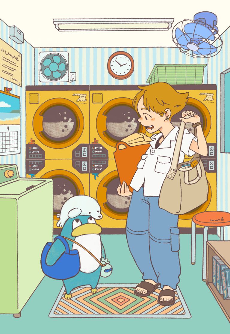 自助洗衣店插画特辑