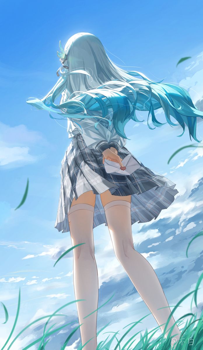 蓝天与角色插画特辑
