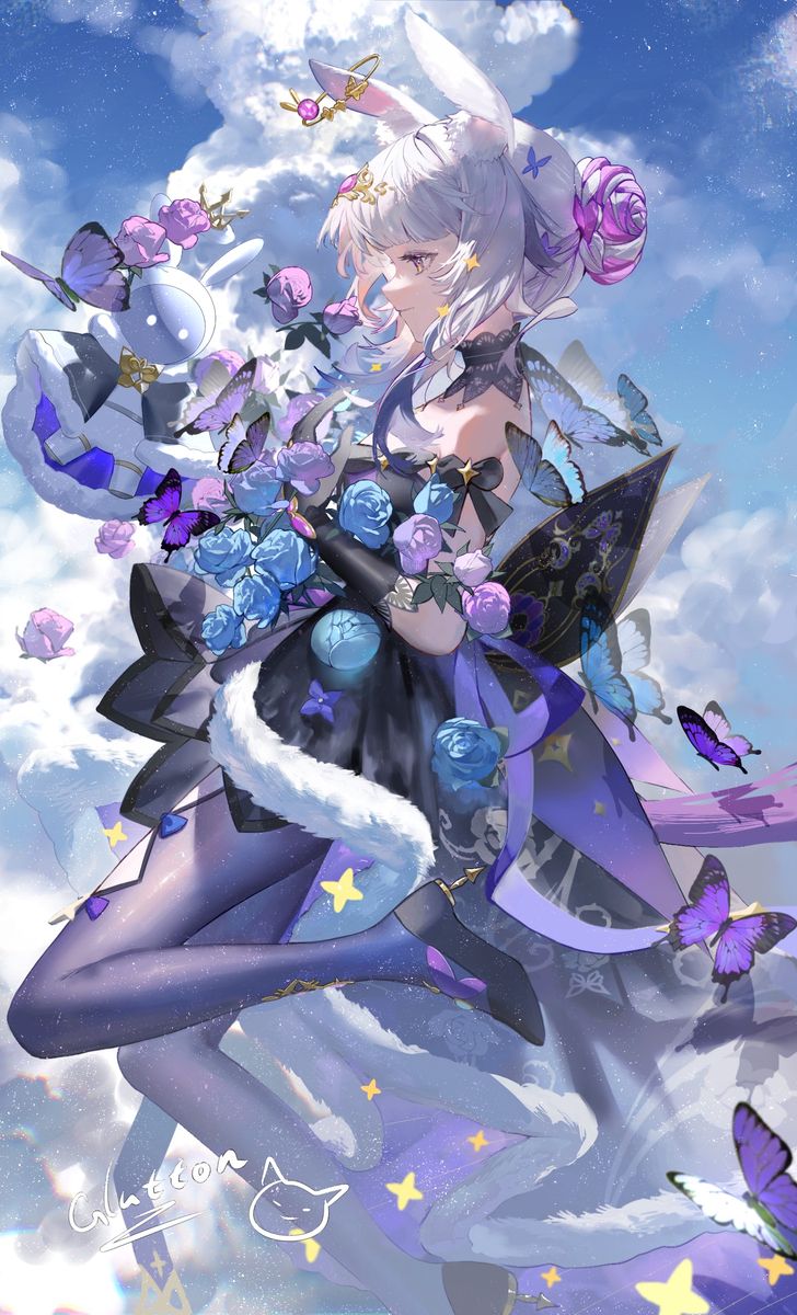 蓝天与角色插画特辑