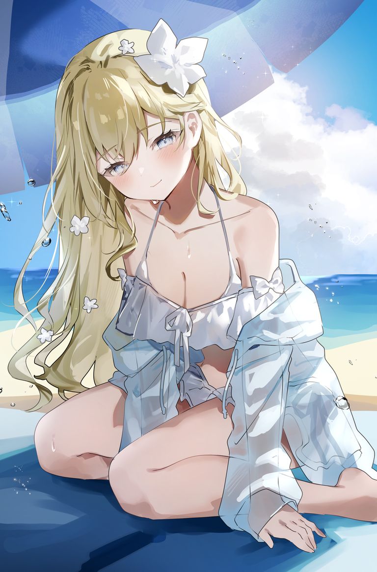 金色长发插画特辑