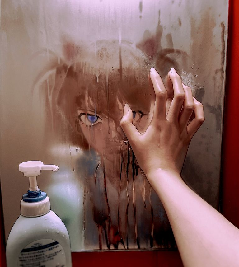 透过镜子插画特辑