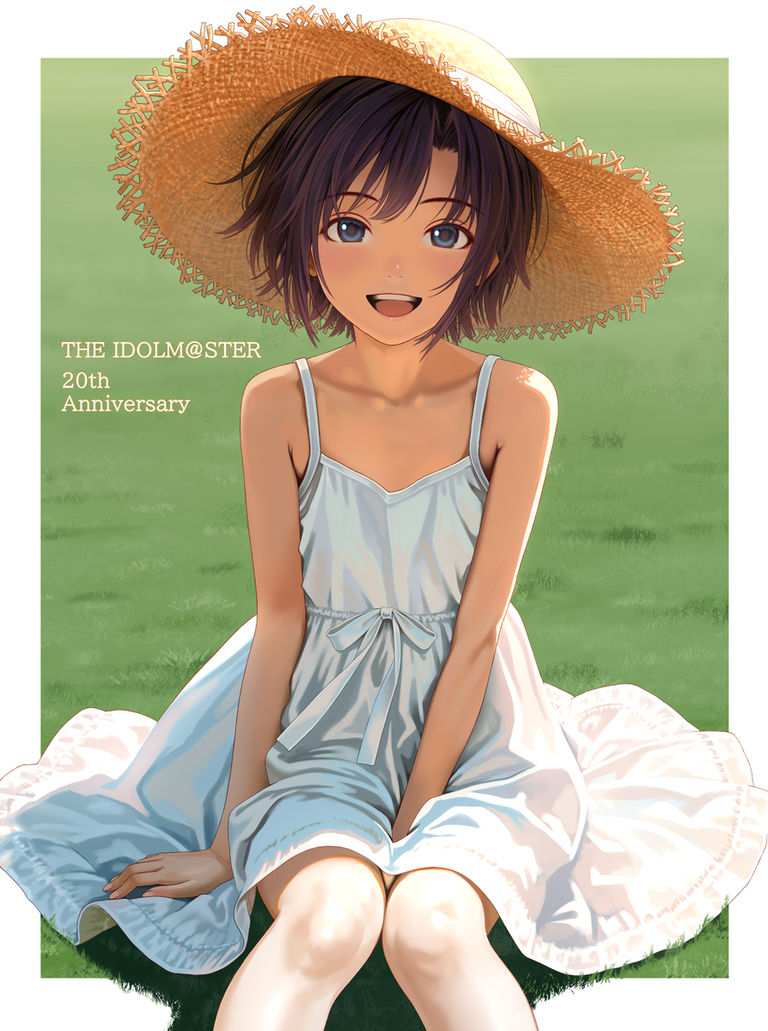 白色连衣裙插画特辑