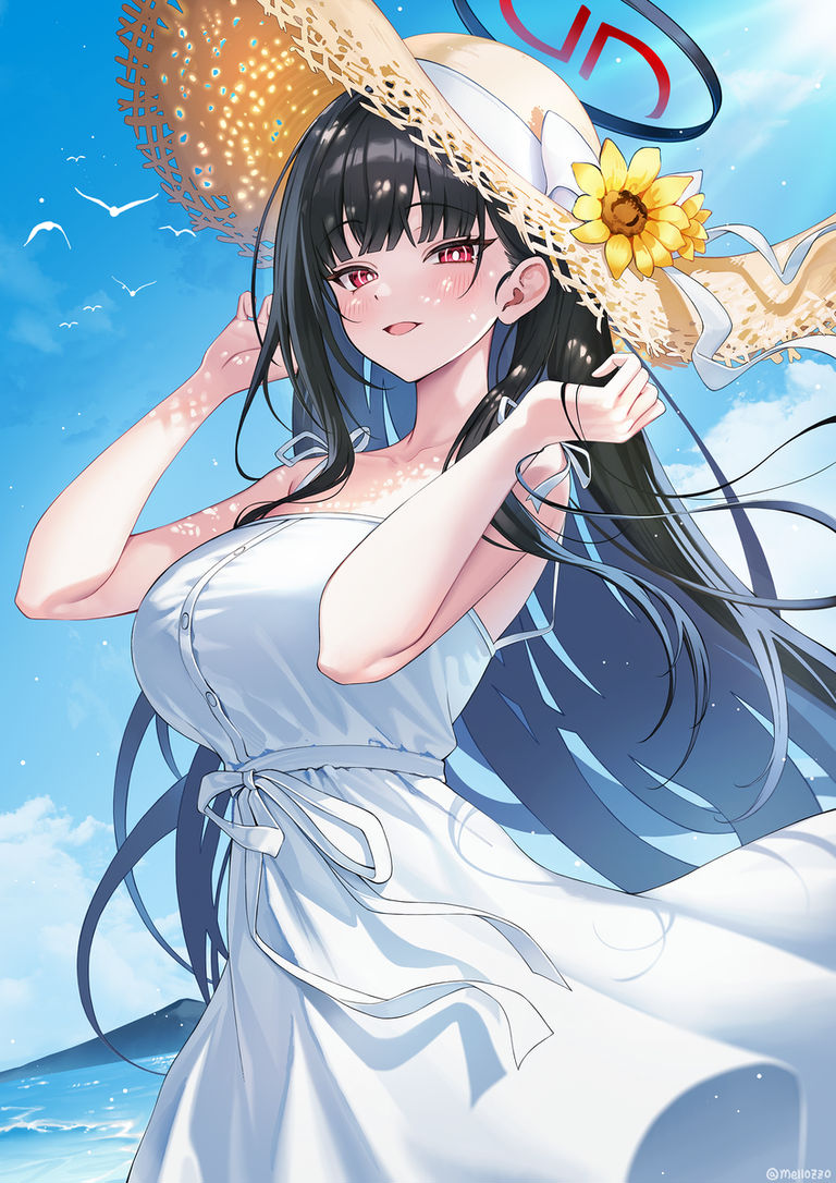 白色连衣裙插画特辑