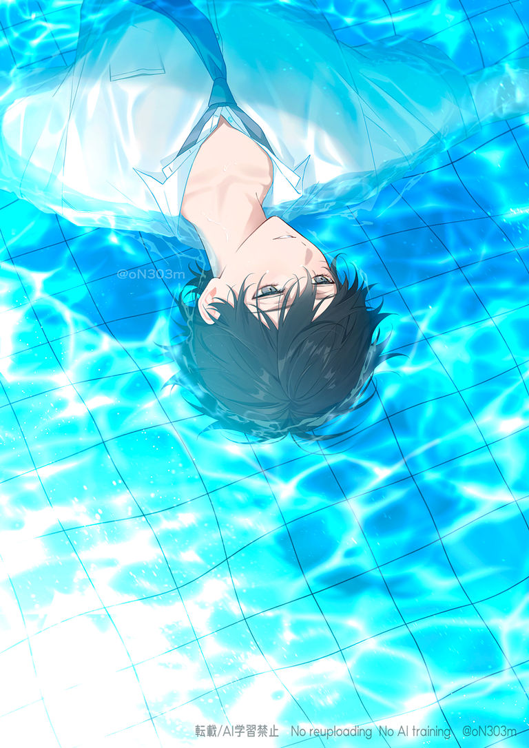 浸在水中插画特辑