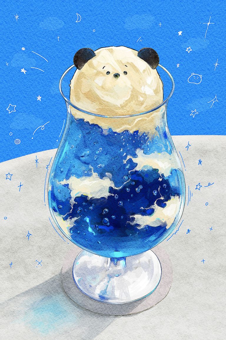 冰淇淋汽水插画特辑