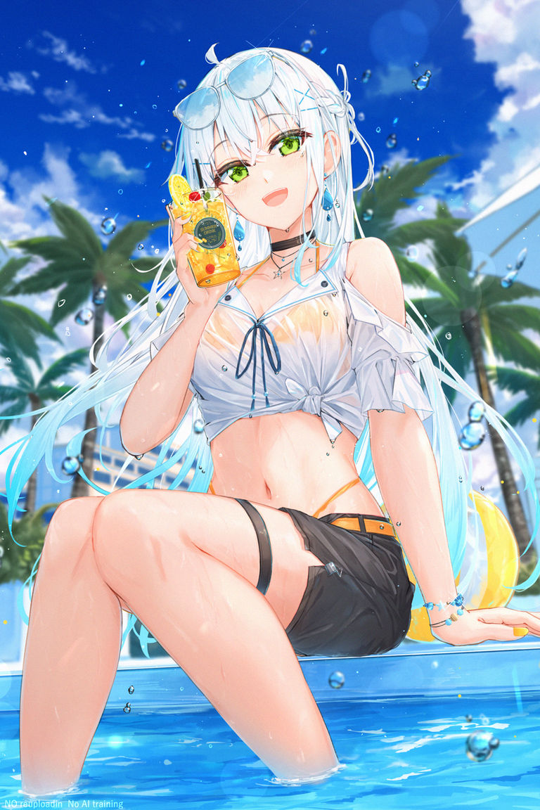 「绑起衣摆」插画特辑