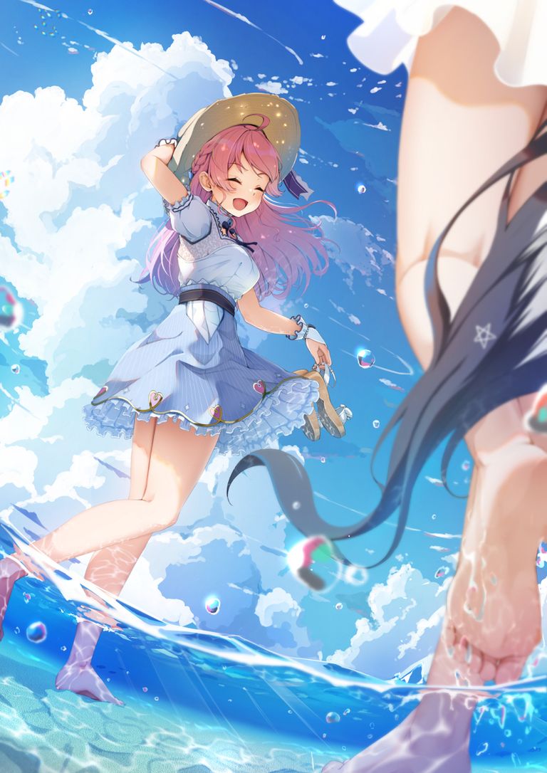 蓝天与角色插画特辑