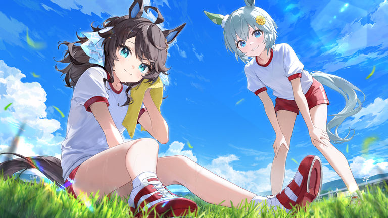 蓝天与角色插画特辑