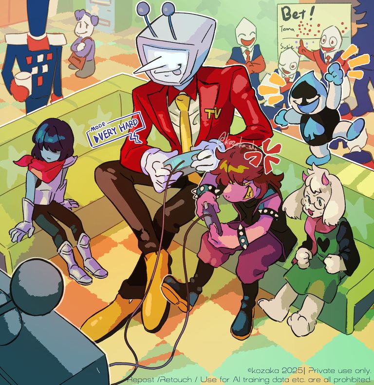 《三角符文 Deltarune》同人作品特辑