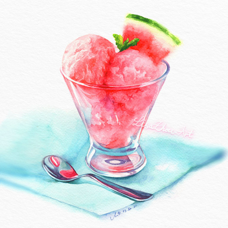 西瓜插画特辑