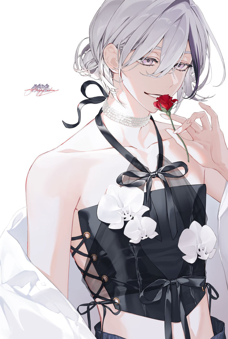「花在嘴边」插画特辑:唇边的一抹爱意